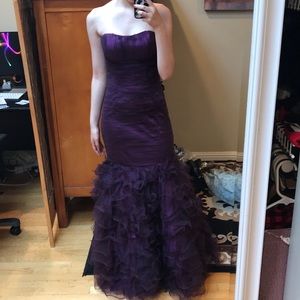 Beautiful purple gown